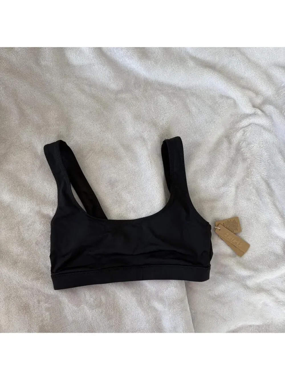 Skims swim tank bikini top NWT size X